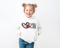 Daddy's Girl Red Hearts 307 DTF TRANSFER