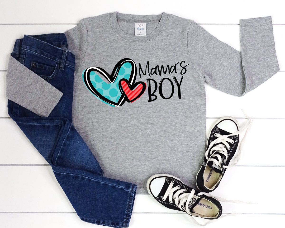 Mama's Boy Hearts 112655 DTF TRANSFER