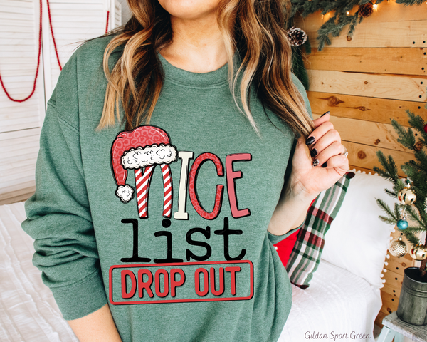 Nice List Dropout 8700 DTF TRANSFER