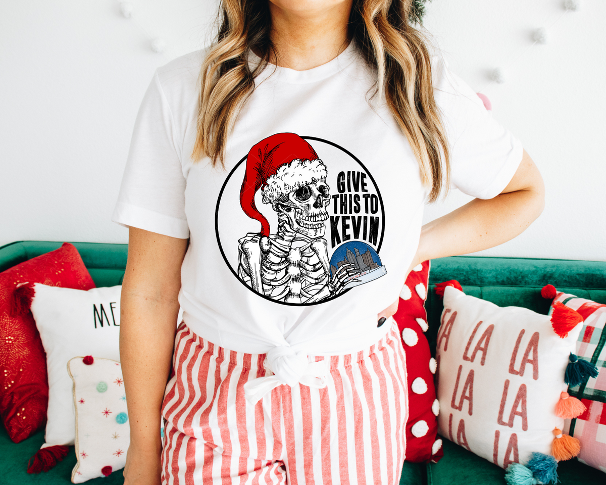 Give This To Kevin Skeleton 363 DTF TRANSFER