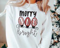 Merry And Bright Christmas Lights 1051 DTF TRANSFER