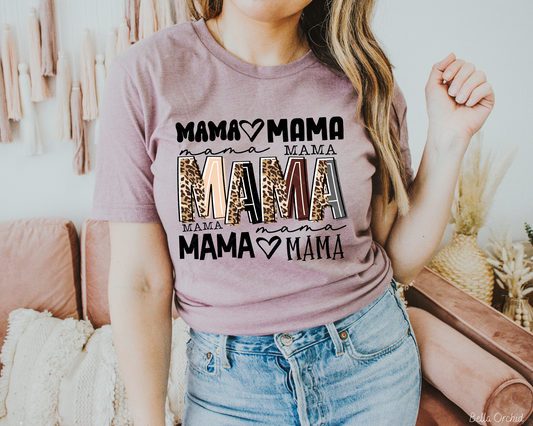 Mama Subway (Half Font Leopard) DTF TRANSFER