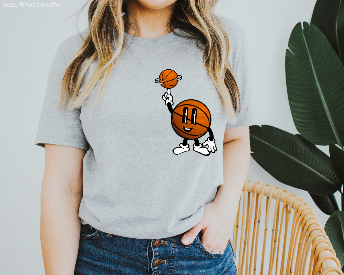 Basketball Guy Spinning Basketball (No Font) DTF TRANSFER