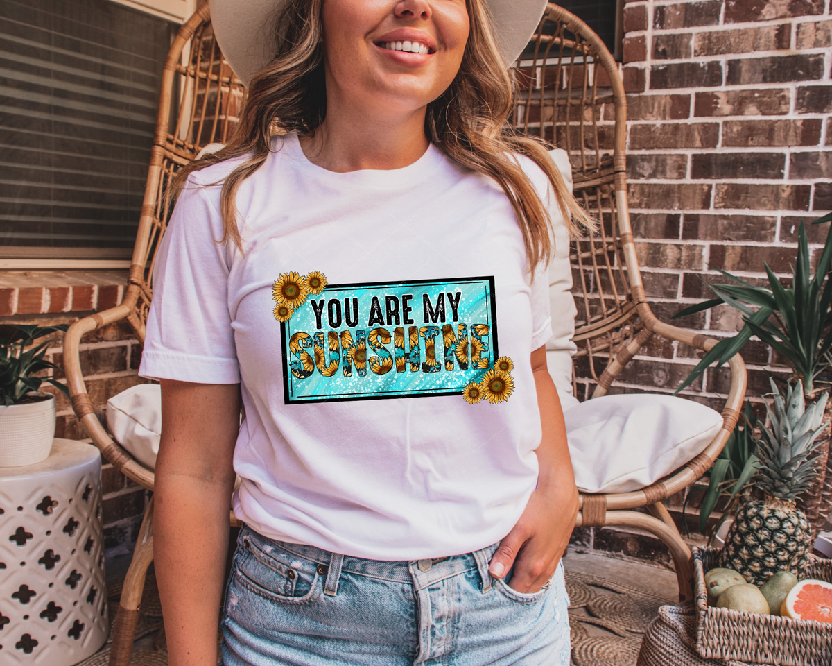 You Are My Sunshine Sunflowers 112558 DTF TRANSFER
