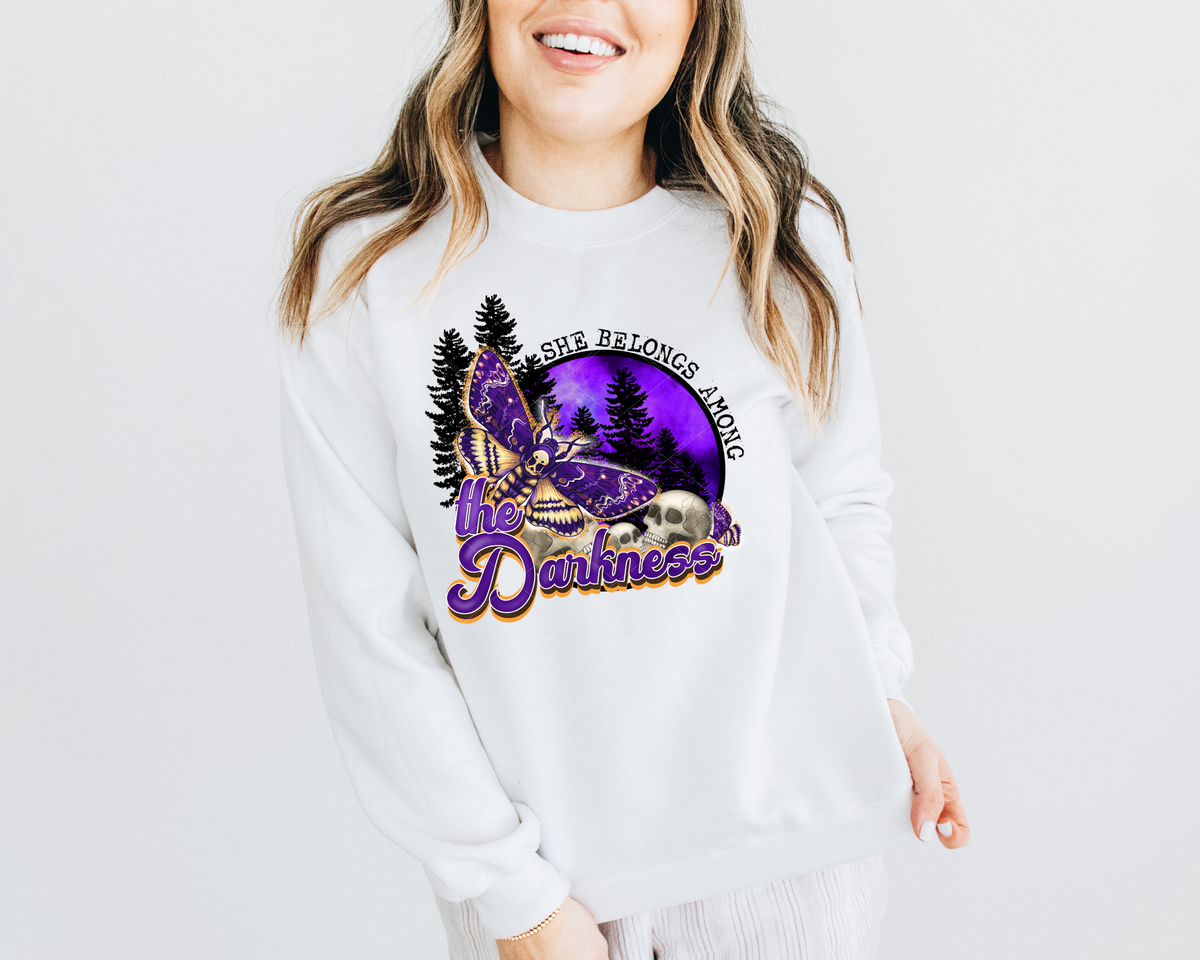 She Belongs Among The Darkness 112559 DTF TRANSFER