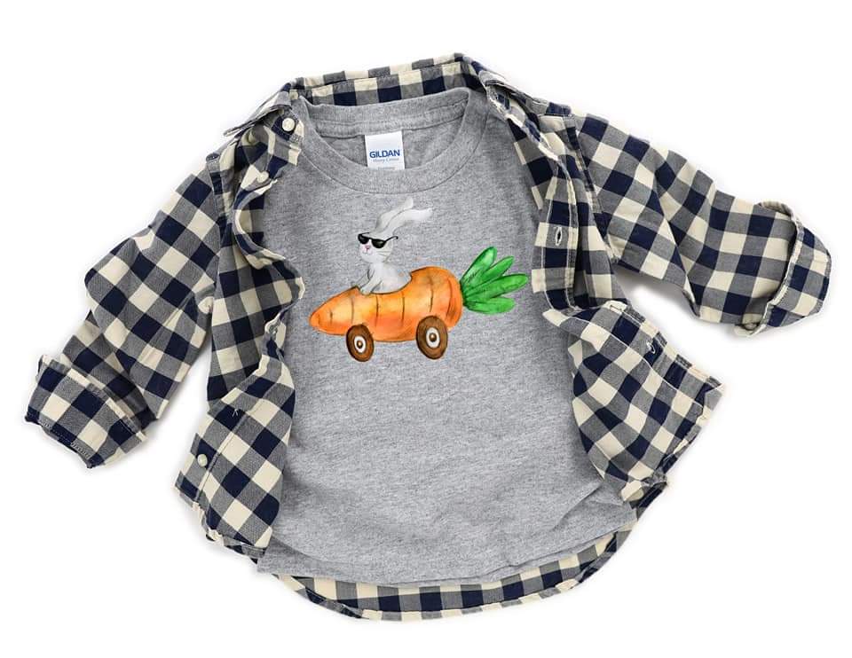 INFANT Carrot Car HIGH HEAT screen print transfer