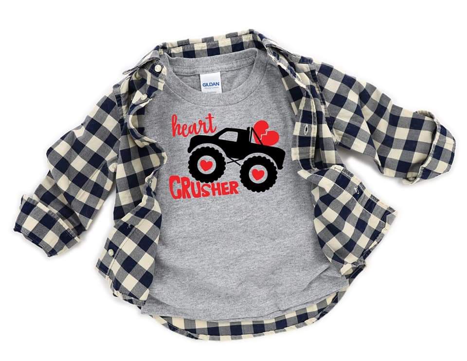 INFANT Heart Crusher HIGH HEAT Screen print transfer