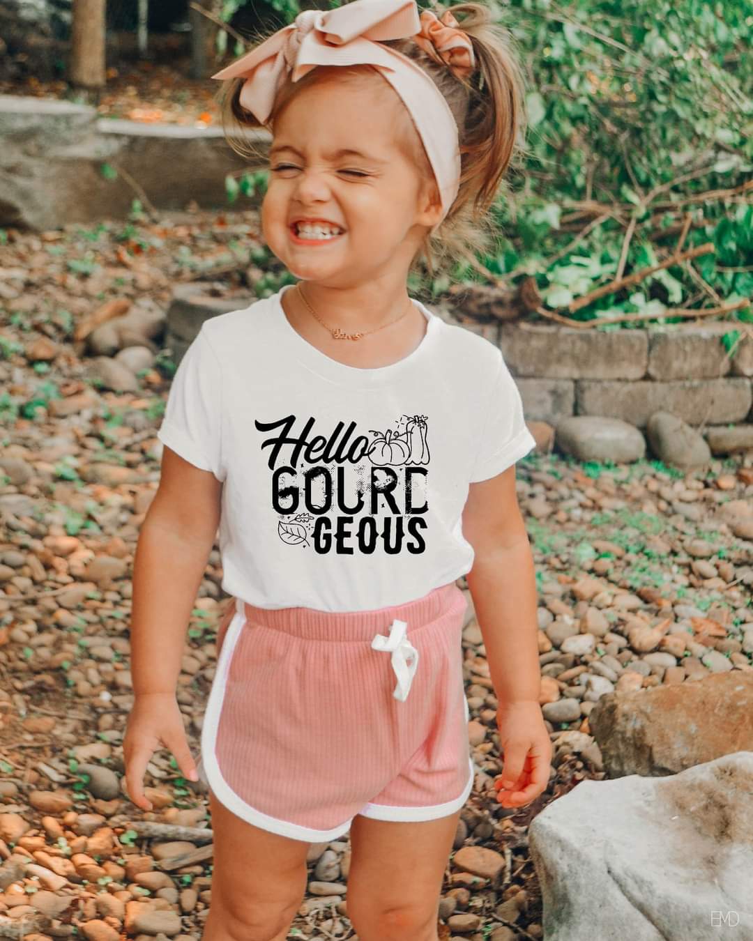 Hello Gourdgeous ADULT BLACK screen print transfer