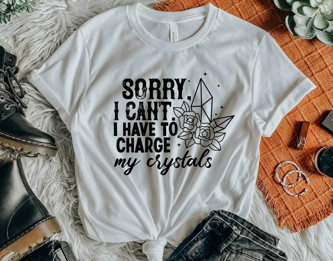 Sorry I can't I have to charge my crystals BLACK screen print transfer