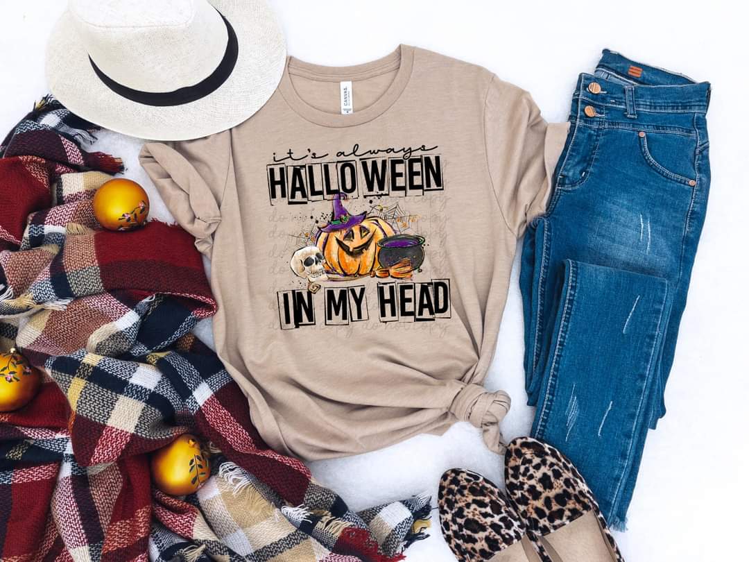 It's always Halloween in my head 111981 DTF transfer