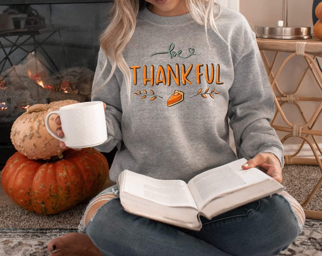 Be thankful (pie) 112055 DTF TRANSFER