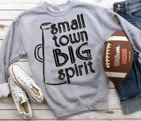 Small town big spirit (megaphone) DTF transfer