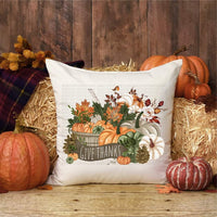 Give thanks (floral and pumpkins) 8288 DTF TRANSFER