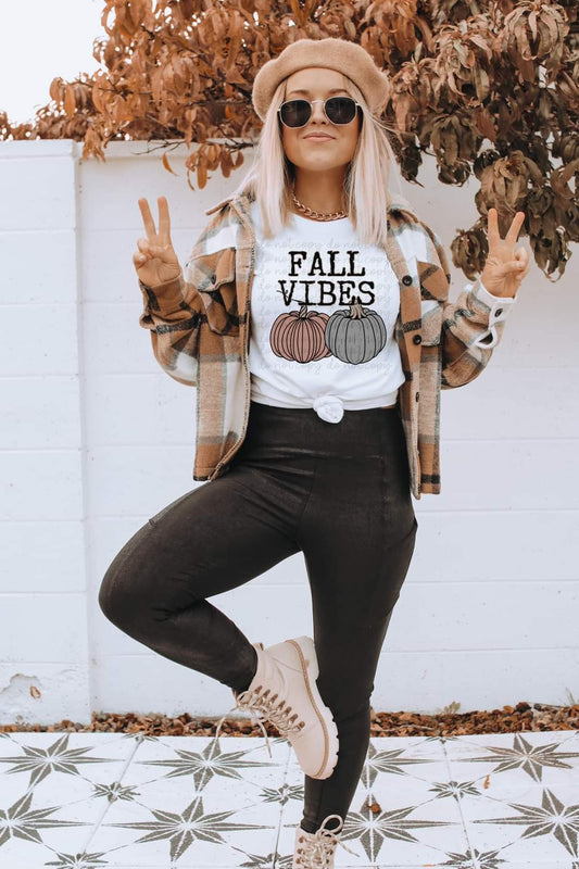 Fall vibes (grey/beige pumpkins) 8332 DTF TRANSFER