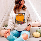 I love fall most of all (big pumpkin with square)DTF TRANSFER