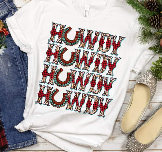 Howdy Christmas version 8798 DTF TRANSFER