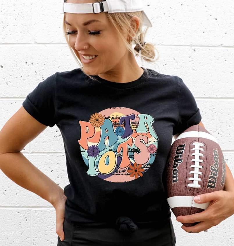 Patriots boho DTF TRANSFER