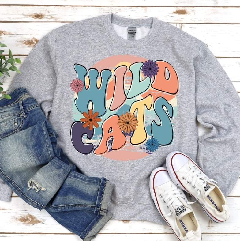 Wild cats boho 117254 DTF TRANSFER