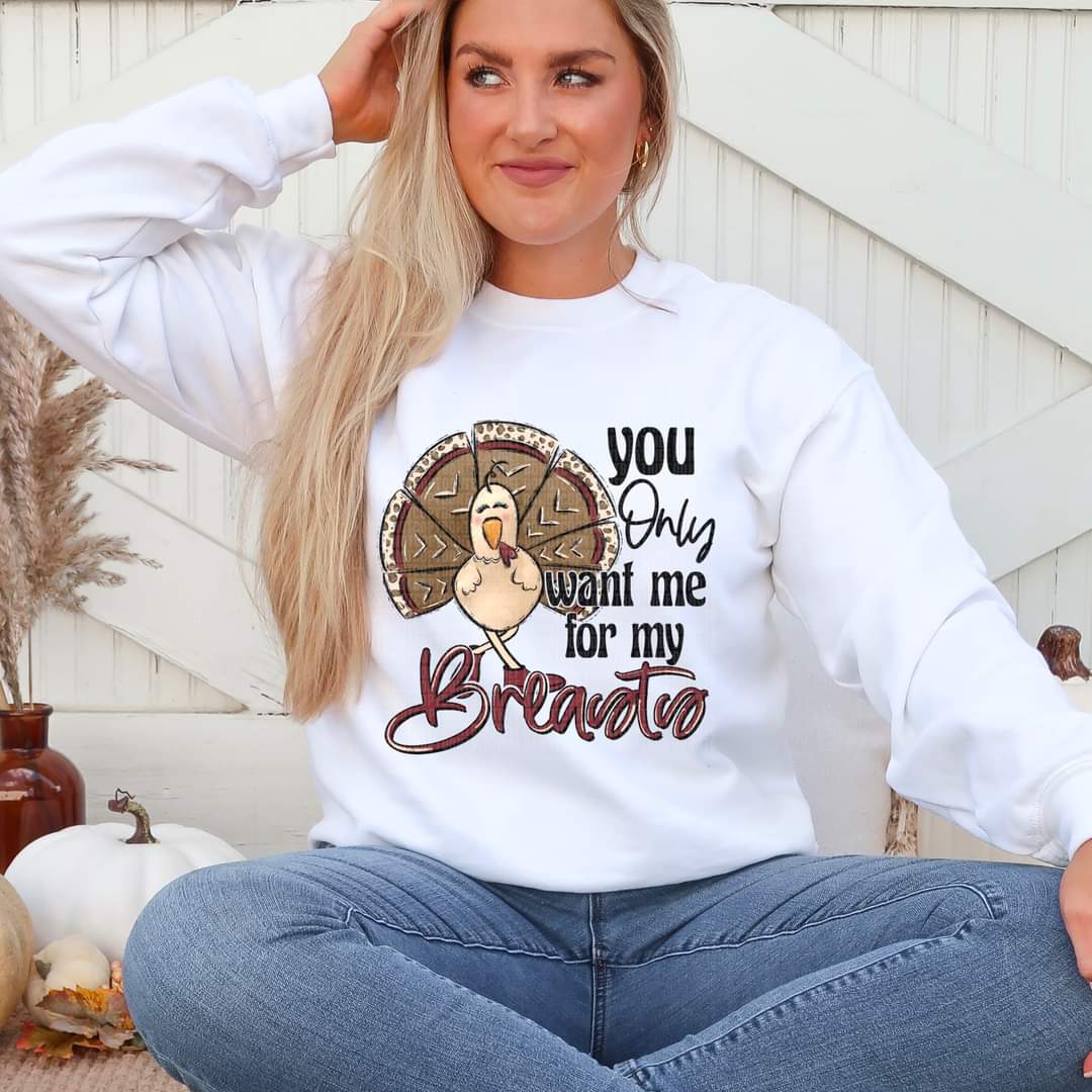 You only want me for my breasts 112097 DTF TRANSFER