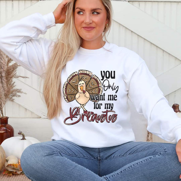 You only want me for my breasts 112097 DTF TRANSFER