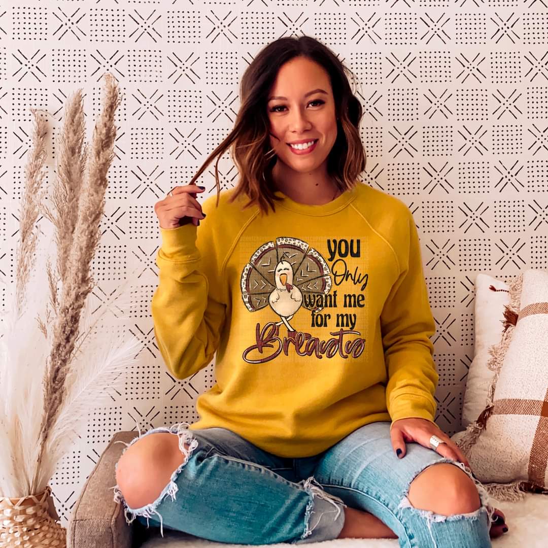 You only want me for my breasts 112097 DTF TRANSFER