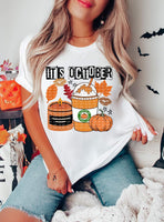 It's October (candle/pumpkin latte/ pumpkin) DTF TRANSFER