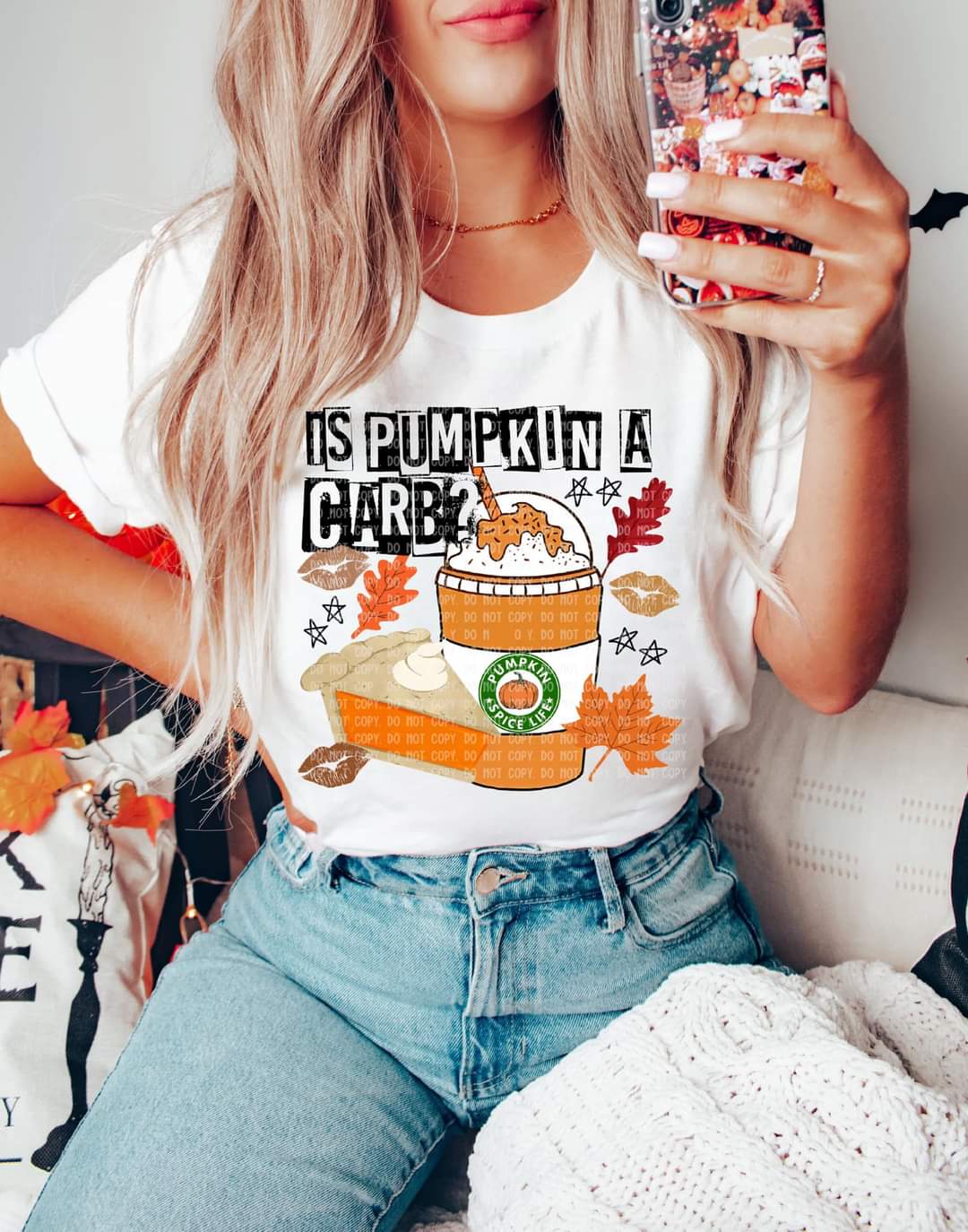 Is pumpkin a carb 112329 DTF TRANSFER