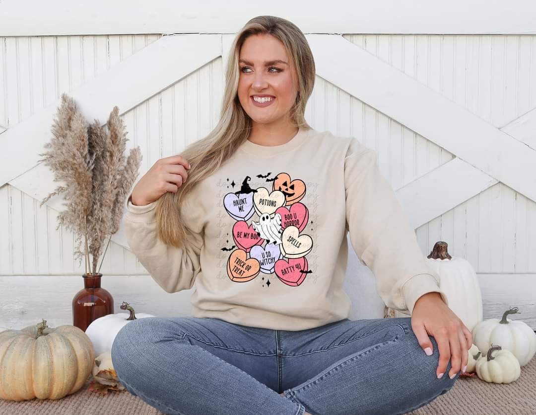 Halloween hearts  DTF TRANSFER