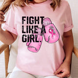 Fight like a girl DTF TRANSFER