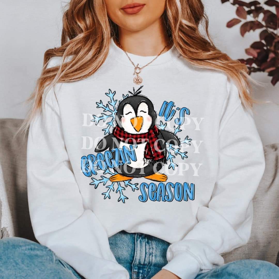 It's freezin' season with peguin 8512 DTF TRANSFER
