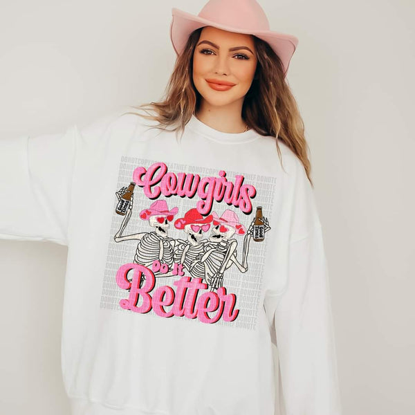 Cowgirls do it better 112783 DTF TRANSFER
