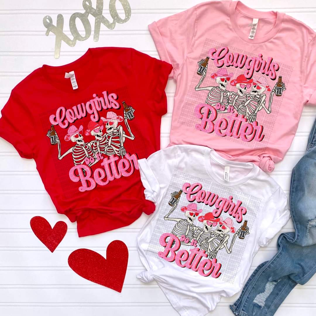 Cowgirls do it better 112783 DTF TRANSFER