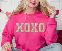 Xoxo (faux leather effect) DTF TRANSFER