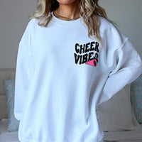Cheer vibes microphone pocket choose size DTF TRANSFER