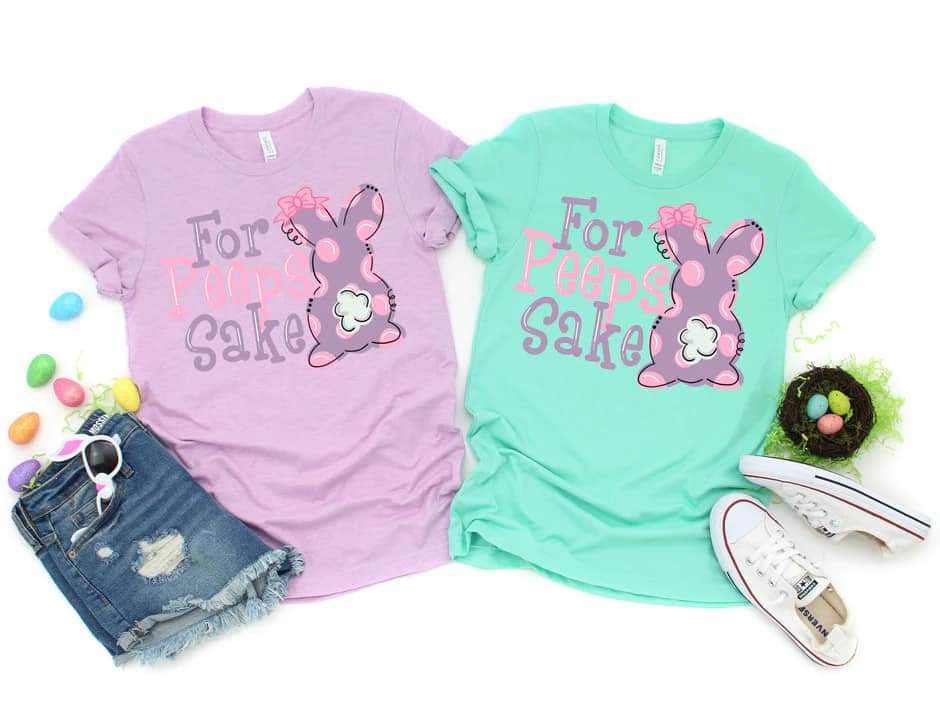 For peep sake PINK PEEP DTF TRANSFER