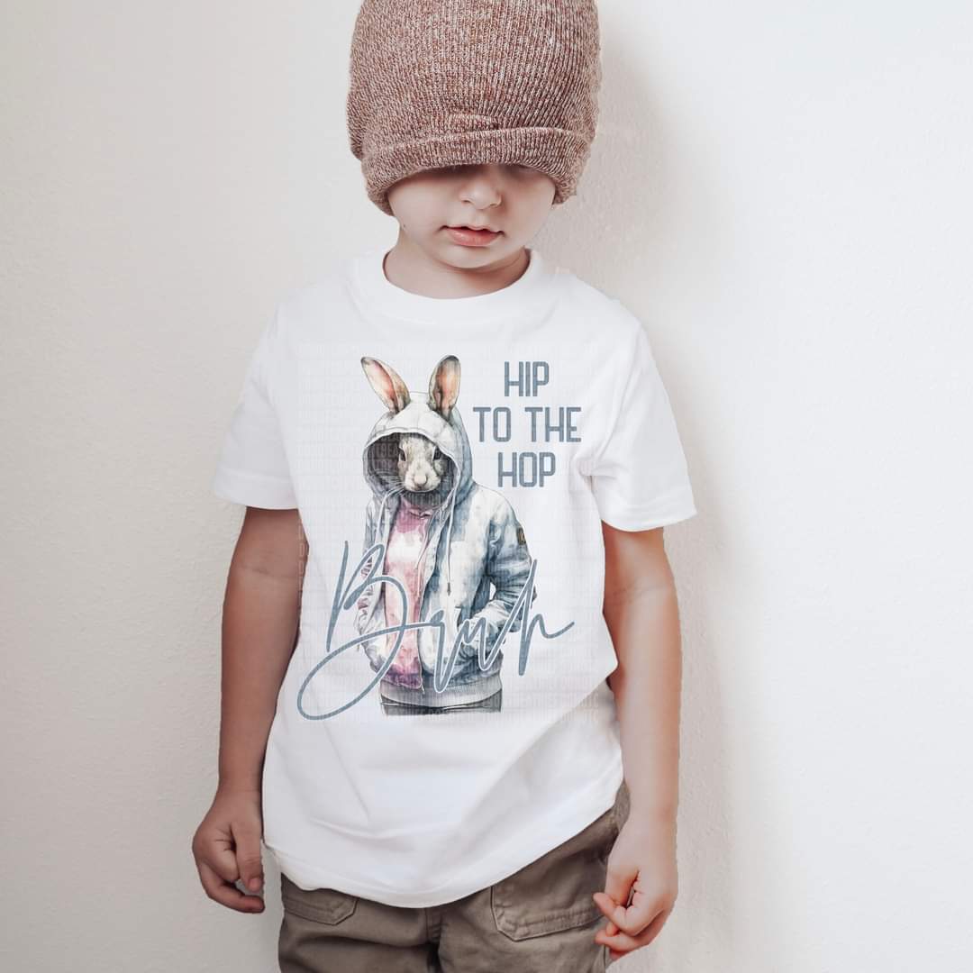 Hip to the hop bruh bunny DTF Transfer