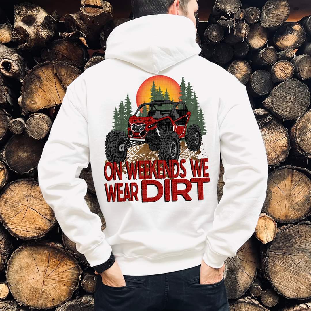 On weekends we wear dirt RAZOR DTF Transfer