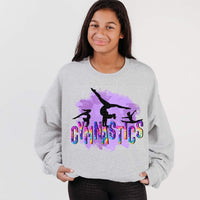 Gymnastics colorful DTF transfer