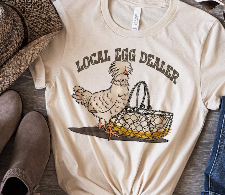 Local egg dealer silkie (S&G) DTF transfer