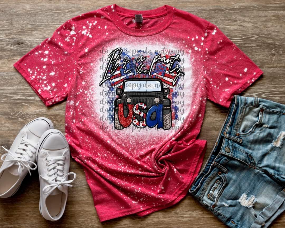 It's a party in the USA DTF Transfer