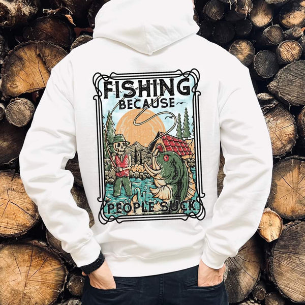 Fishing because people suck 043 DTF TRANSFER