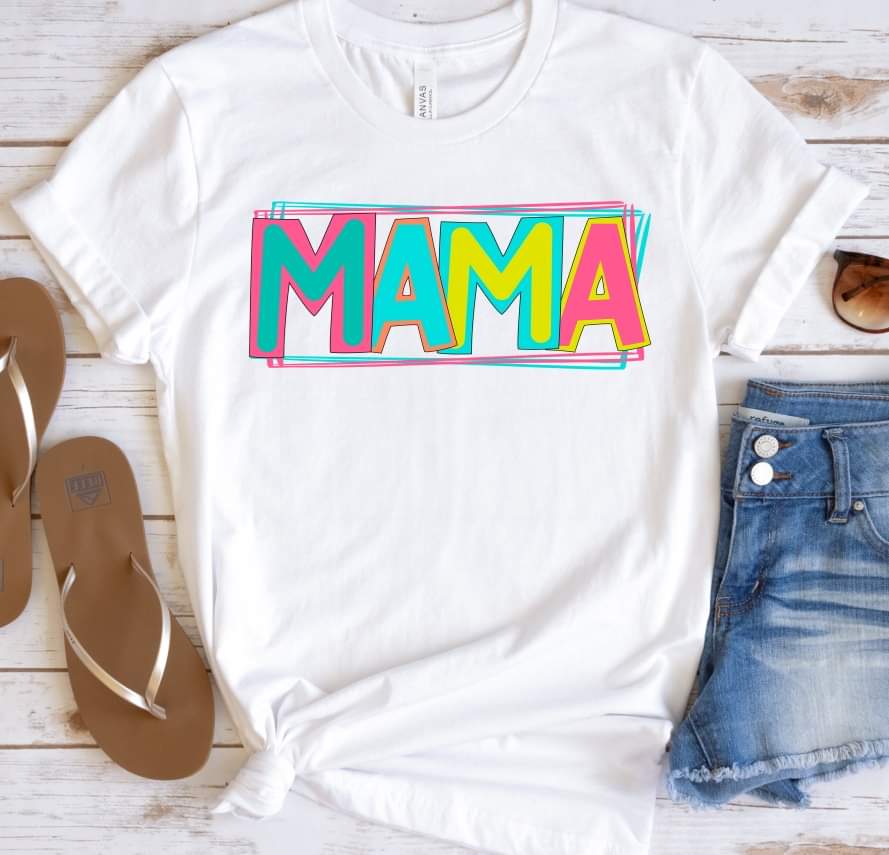 Mama with frame 8167 DTF transfer