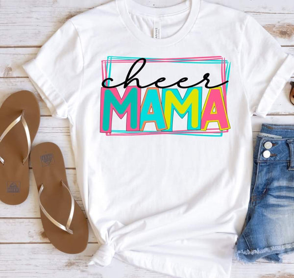 Cheer mama with frame 8077 DTF transfer