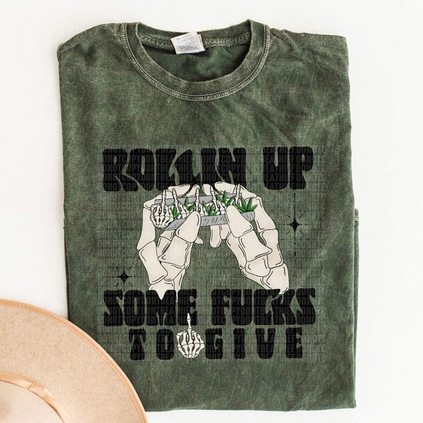 Rollin up some fucks to give DTF transfer