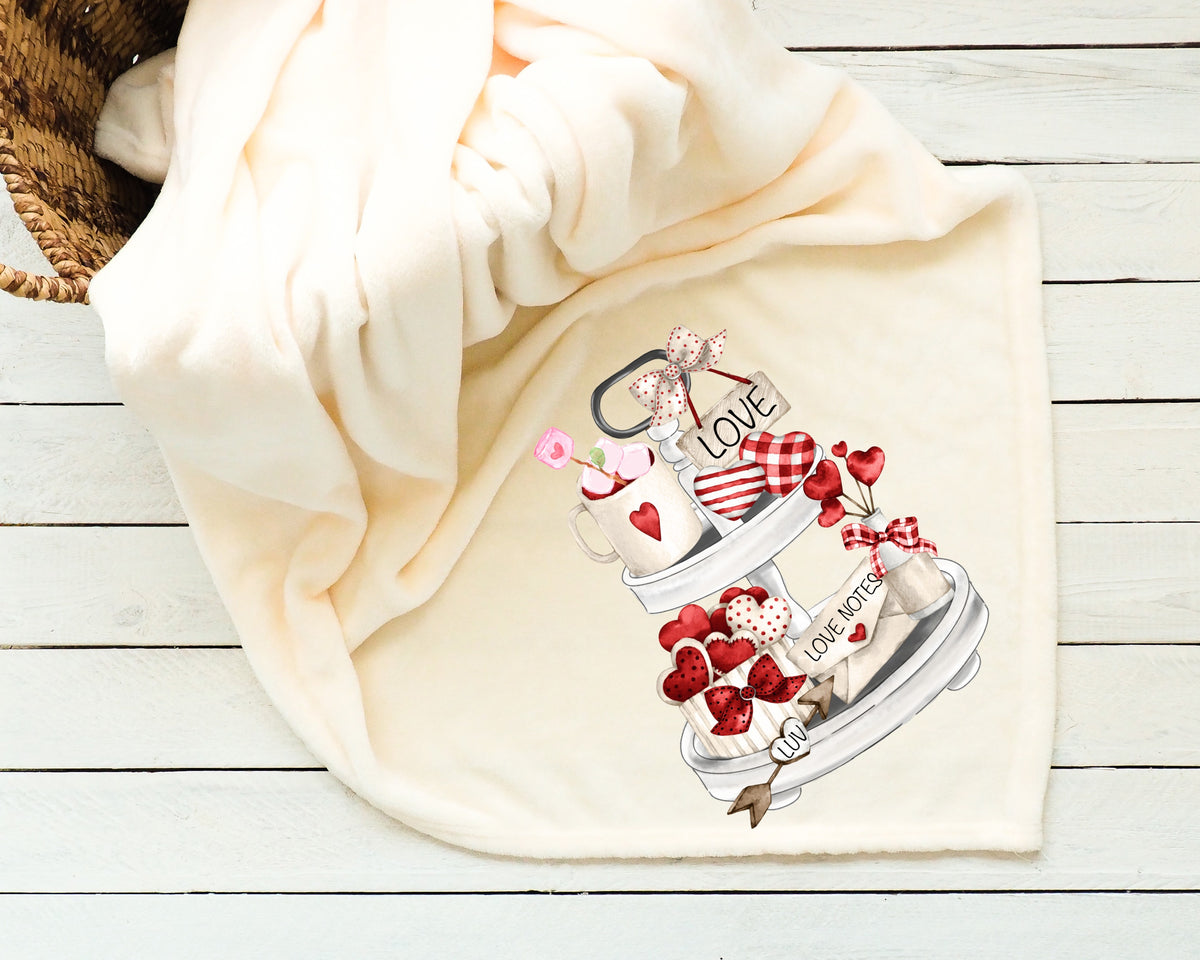 Valentine's day tier HIGH HEAT screen print transfer