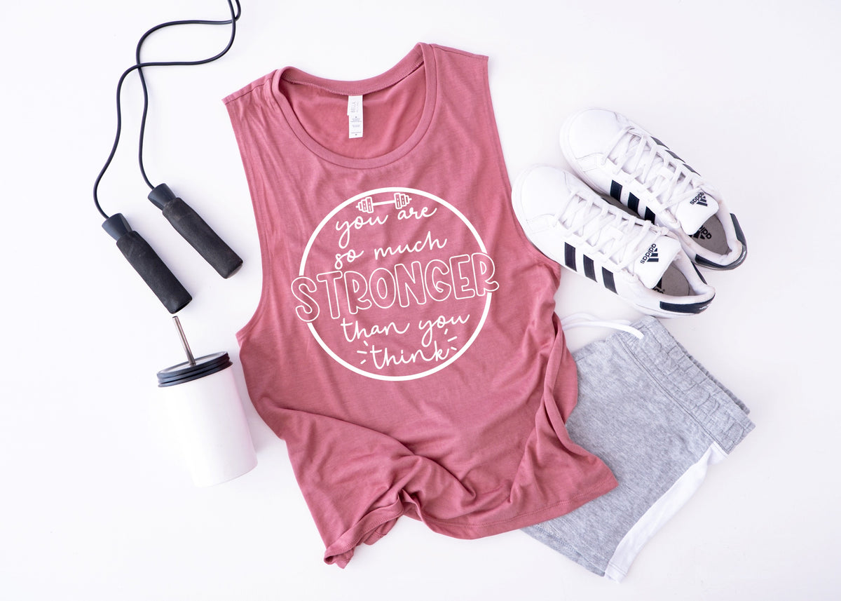 You are so much stronger than you think screen print transfer