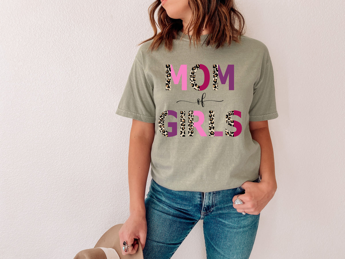 Mom of girls HIGH HEAT screen print transfer
