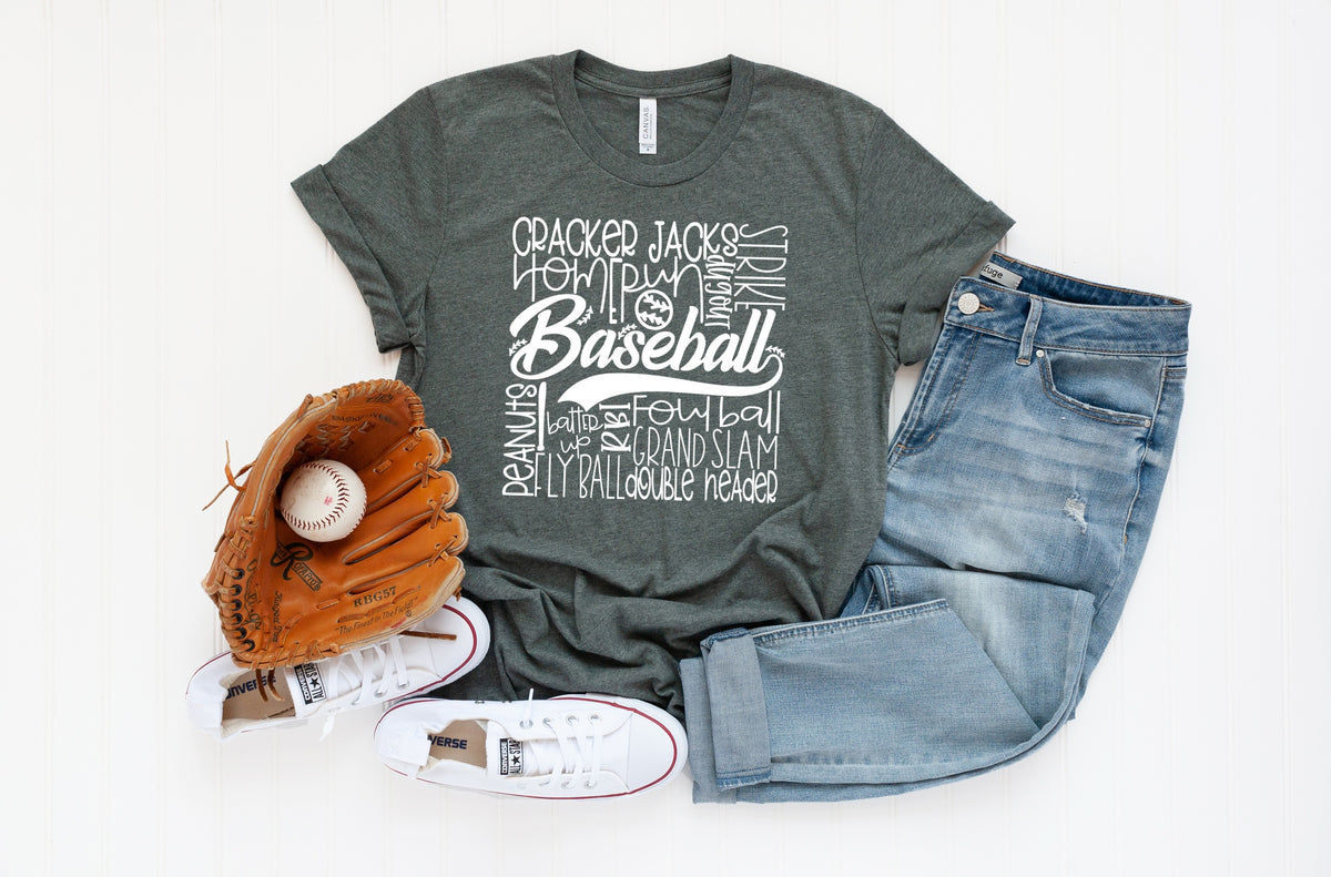 Baseball subway screen print transfer