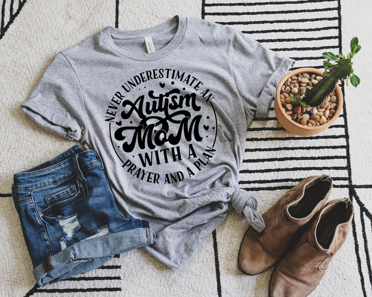 Never underestimate an autism mom screen print transfer