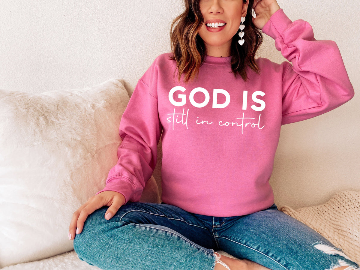 God is still in control screen print transfer